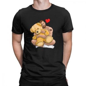 tee shirt LGBT câlin noir