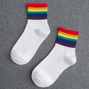 Chaussettes LGBT blanche